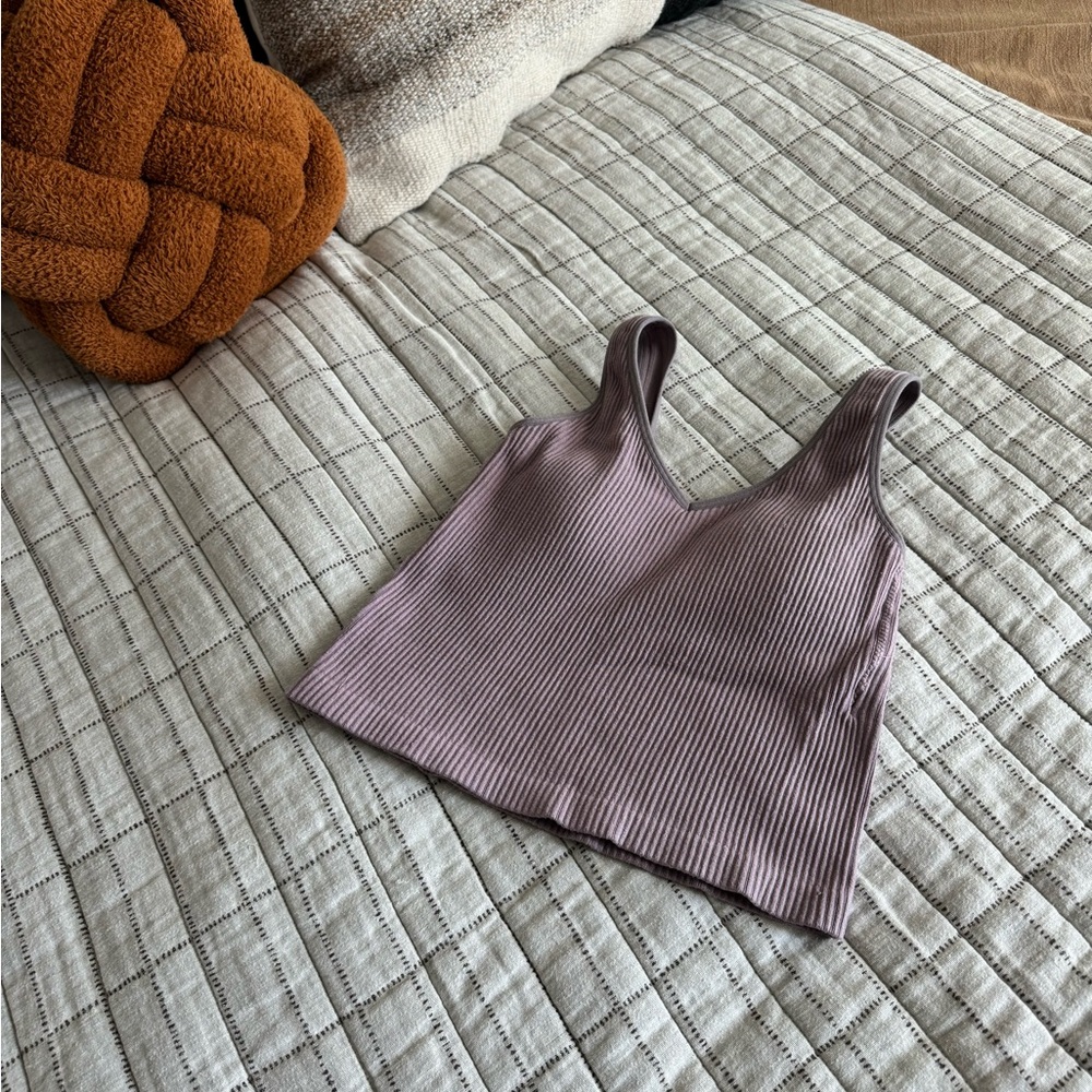 Padded cropped tank